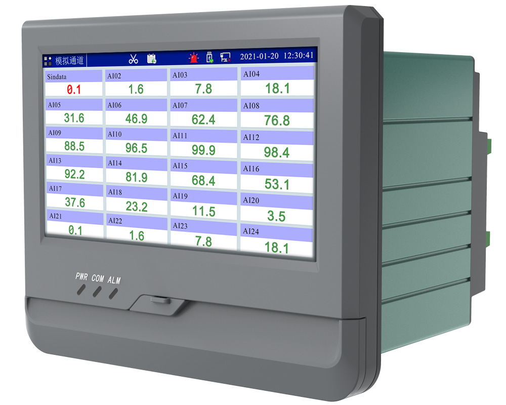 MIK-8000A 0.5秒级 触摸屏款 24通道无纸记录仪