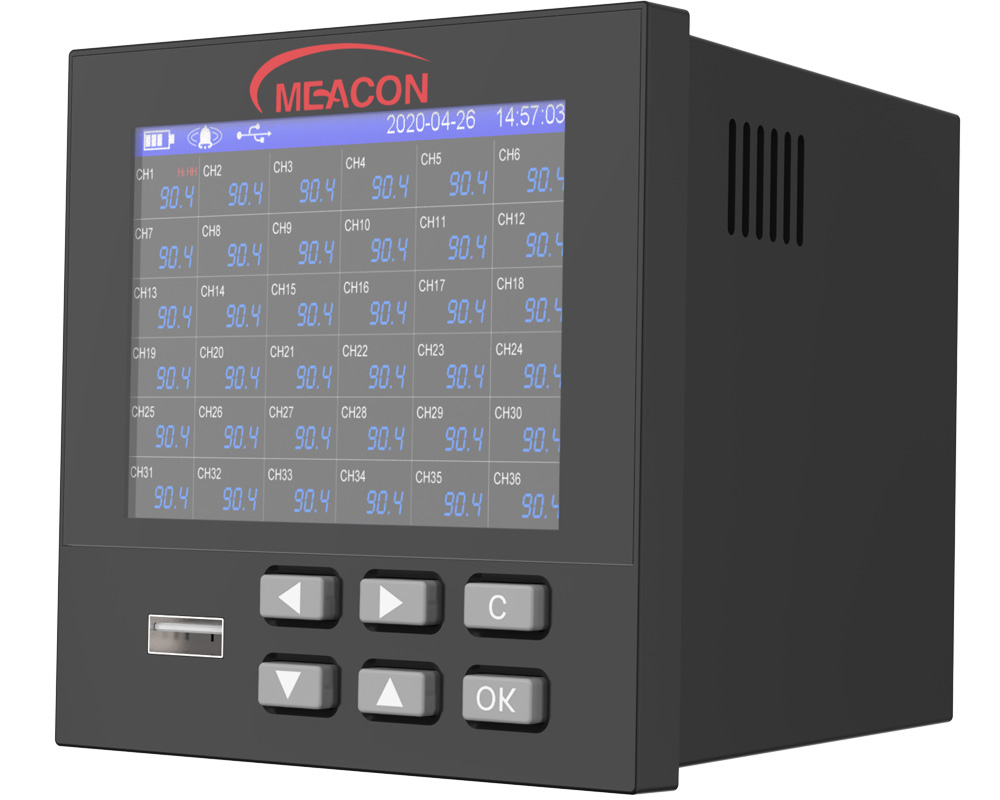 彩屏无纸记录仪 RX9600 1-18通道可选